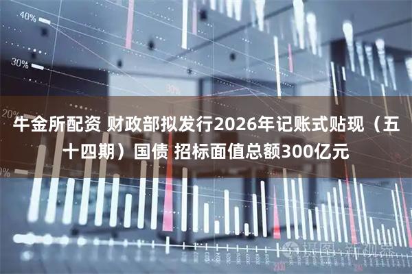牛金所配资 财政部拟发行2026年记账式贴现（五十四期）国债 招标面值总额300亿元